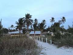 Cottages along the shores of Sanibel